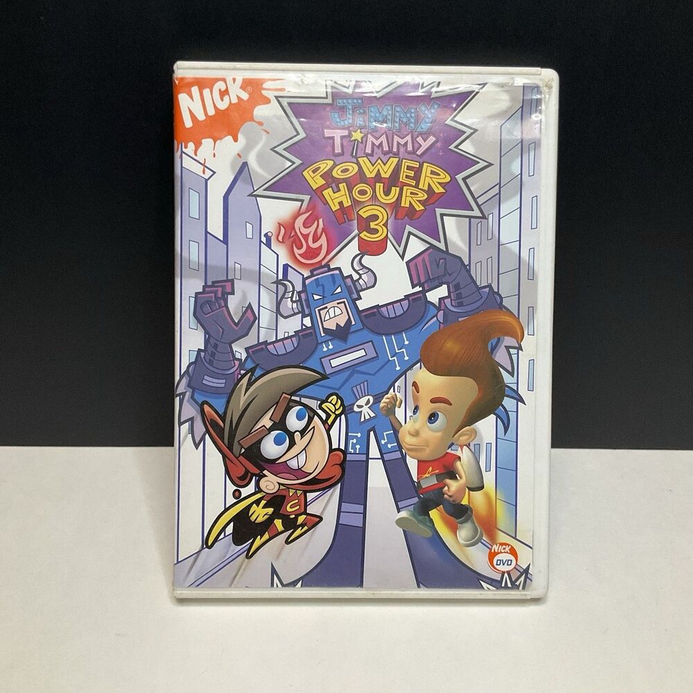 Jimmy Timmy Power Hour 3 DVD 2006 Nickelodeon Inserts Jimmy Neutron Fairly Odd